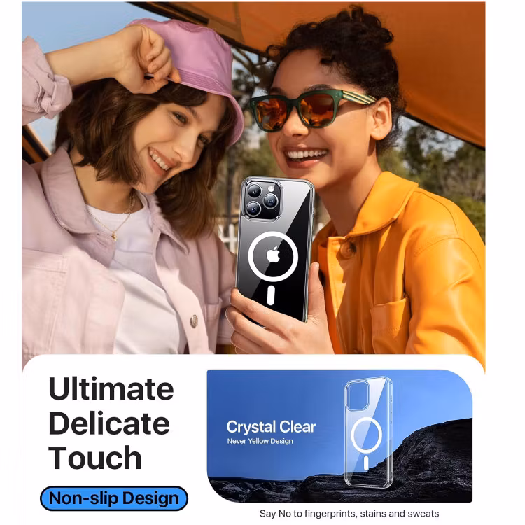 iPhone 16 Pro - Skal MagSafe Stötdämpande Transparent