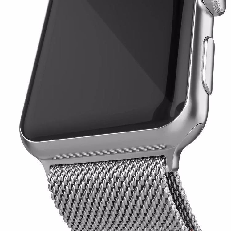 Armband Milanese Loop Apple Watch 42/44/45 mm Silver