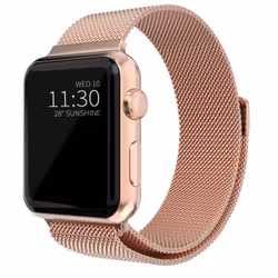 Armband Milanese Loop Apple Watch 38/40/41 mm Roséguld