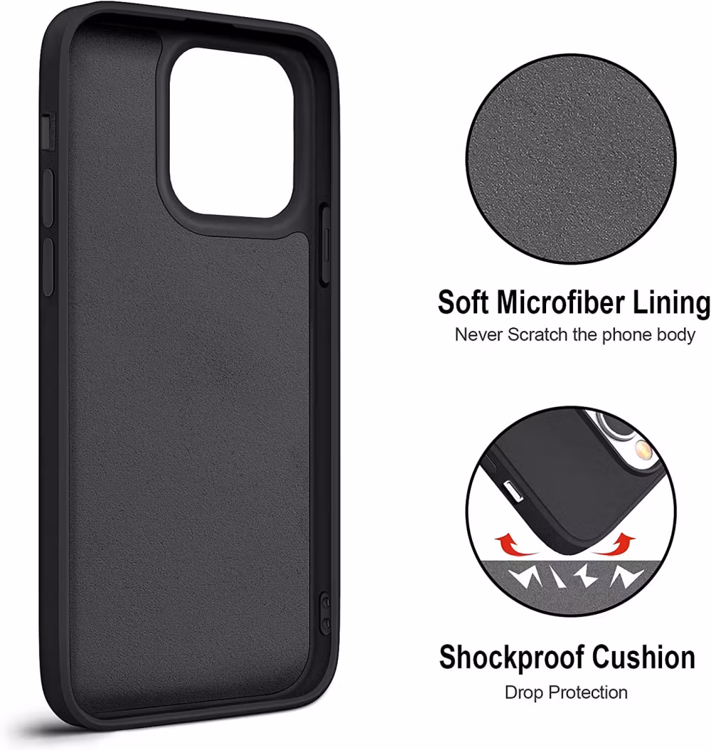 iPhone 12 Pro Max - Välj Färg Silikonskal Stötdämpande med Ringhållare