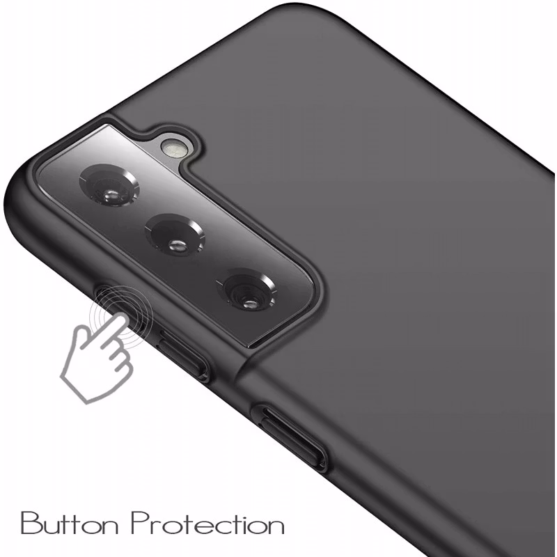 Samsung S23 - Ultratunt Stöttåligt Skal Gummibelagt Nordic® Matt Svart