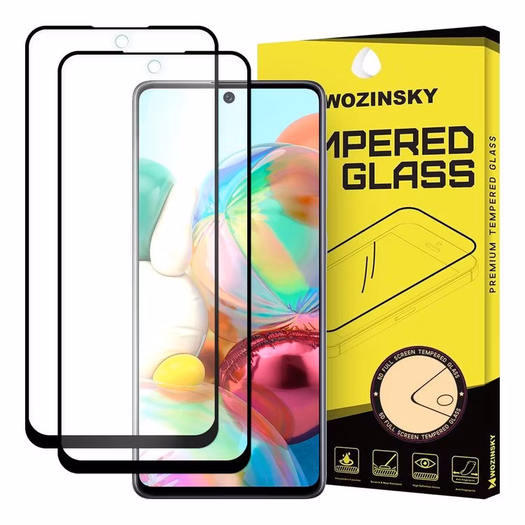 (4) Heltäckande Skärmskydd Härdat Glas Galaxy A51