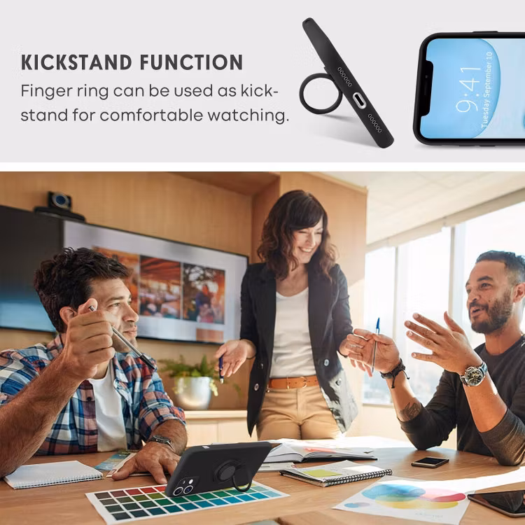 iPhone 11 - Stöttåligt Skal Ringhållare CamShield Svart