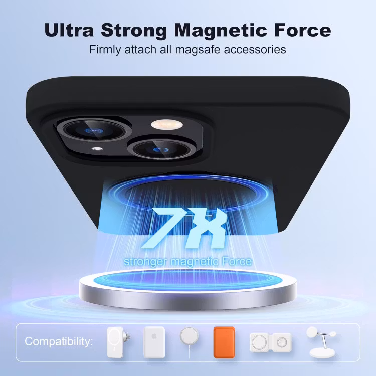 iPhone 13 -  Stöttåligt Magsafe Skal med Kickstand Nordic™ Svart