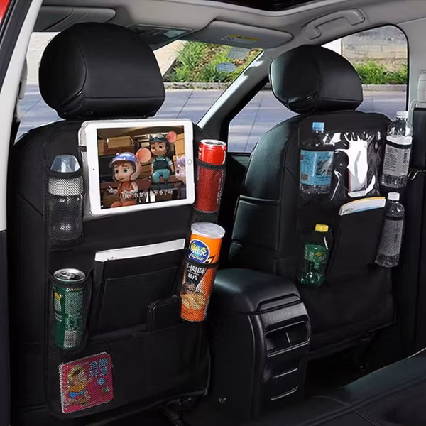 2-PACK Universal bilbaksäte mobil / surfplatta hållare Flera -FACK Svart