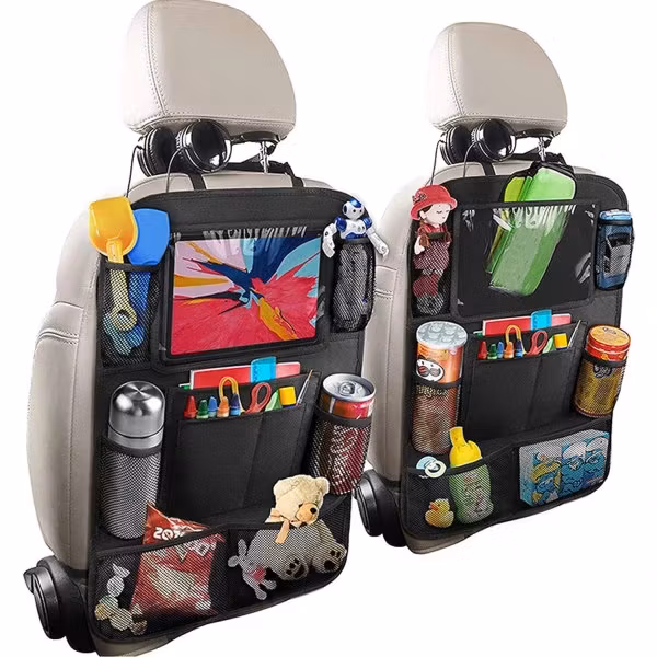 2-PACK Universal bilbaksäte mobil / surfplatta hållare Flera -FACK Svart