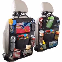 2-PACK Universal bilbaksäte mobil / surfplatta hållare Flera -FACK Svart