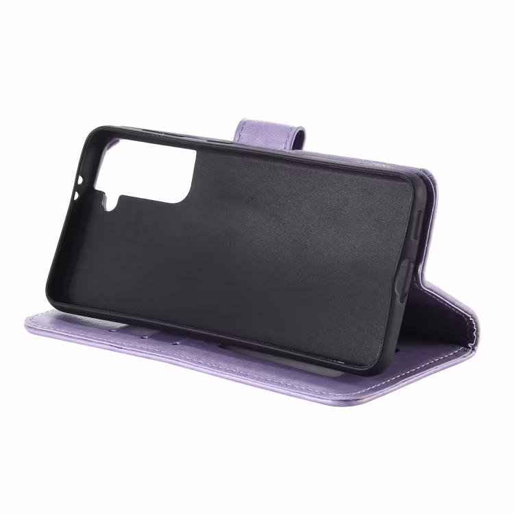 Samsung S21 - Praktiskt Fodral Mandala Kortfack Lila