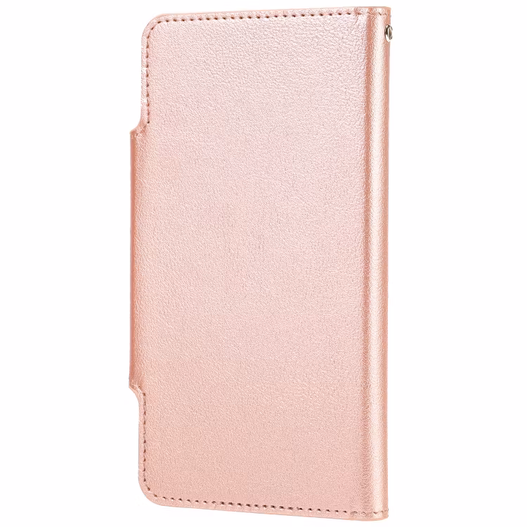 iPhone X/XS - 2in1 Magnet Plånboksfodral Roséguld