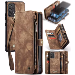 Samsung A53 - CaseMe® 2in1 Magnet Plånboksfodral Brun