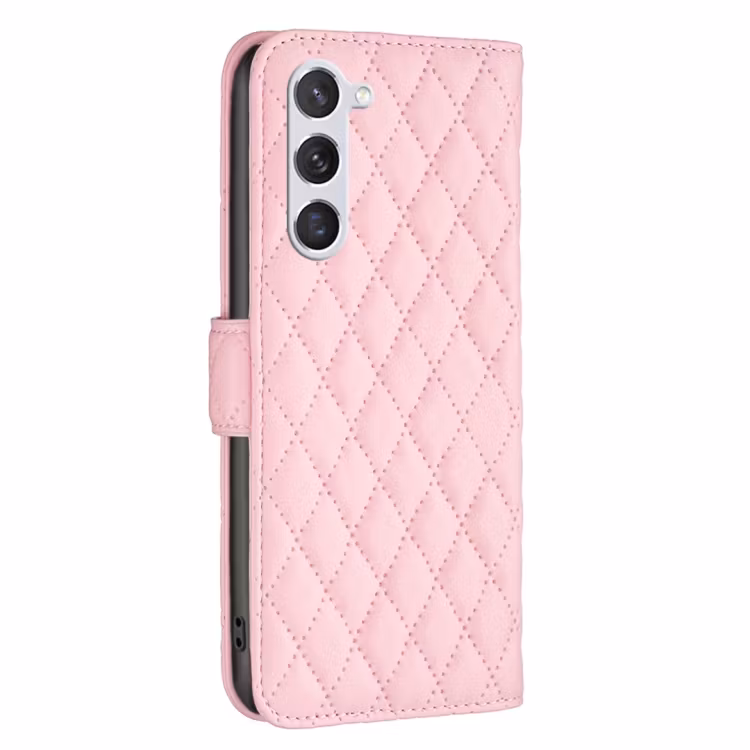 Samsung S23 - Praktiskt Fodral 4-FACK Mönster Rosa