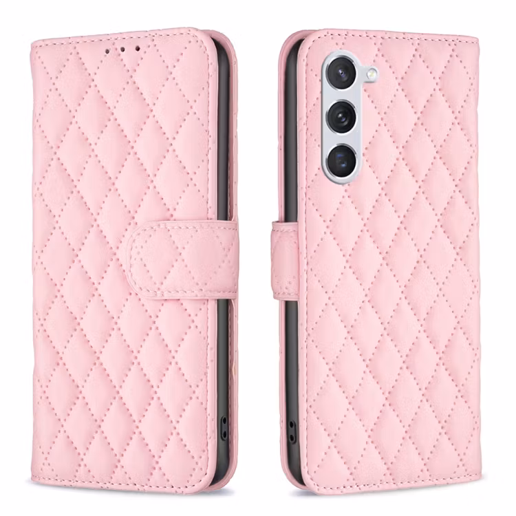 Samsung S24 - Praktiskt Fodral Motiv Diamond Roséguld