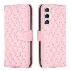 Samsung S24 - Praktiskt Fodral Motiv Diamond Roséguld