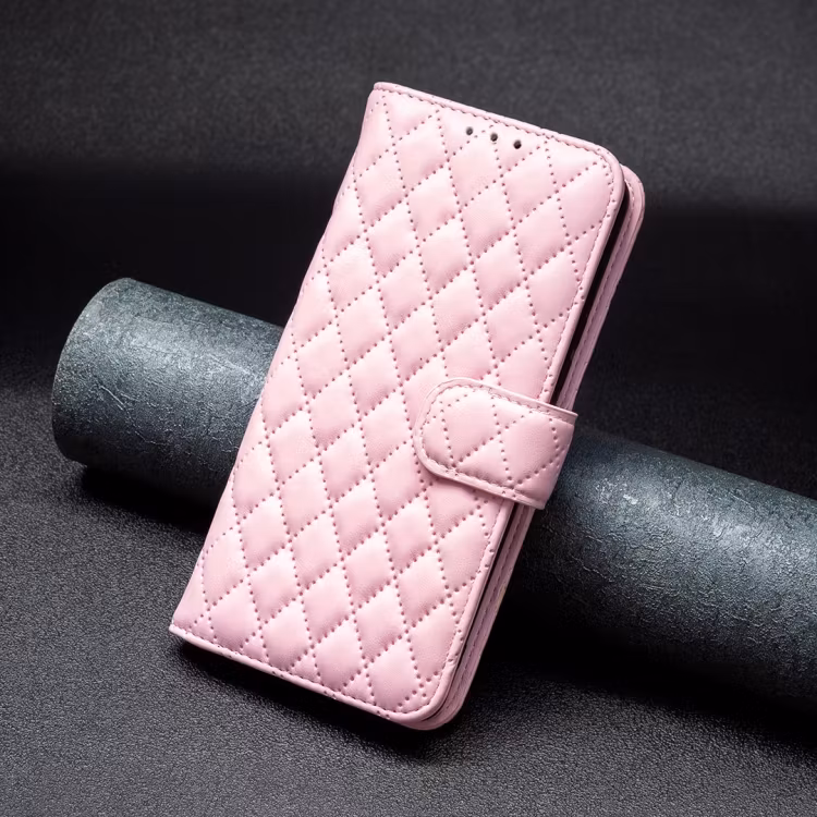 Samsung S24 - Praktiskt Fodral Motiv Diamond Roséguld