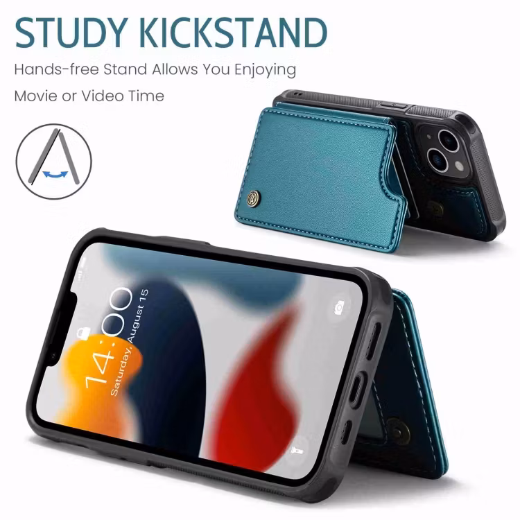 iPhone 13 - Skal 4-FACK RFID Skyddat CaseMe® Grön