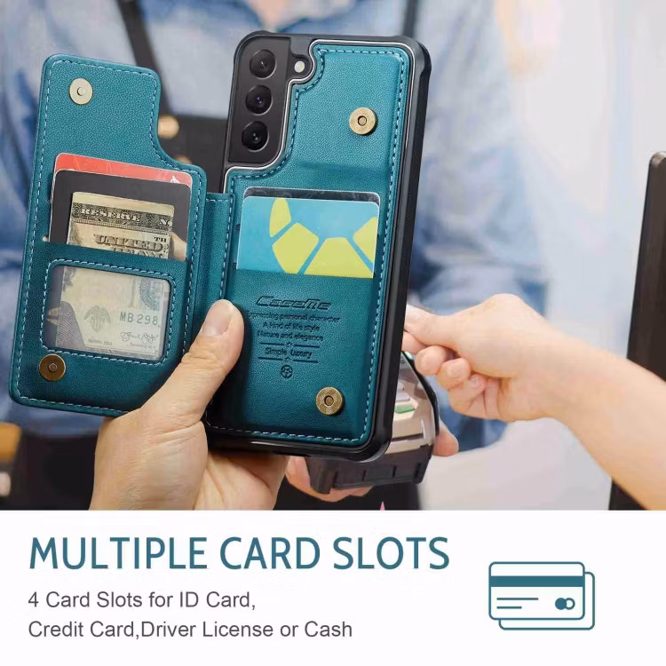 Samsung S22 - Premium Stöttåligt Skal 4-FACK Grön