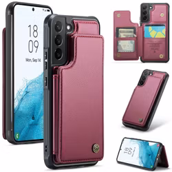 Samsung S21 - Premium Stöttåligt Skal 4-FACK Röd