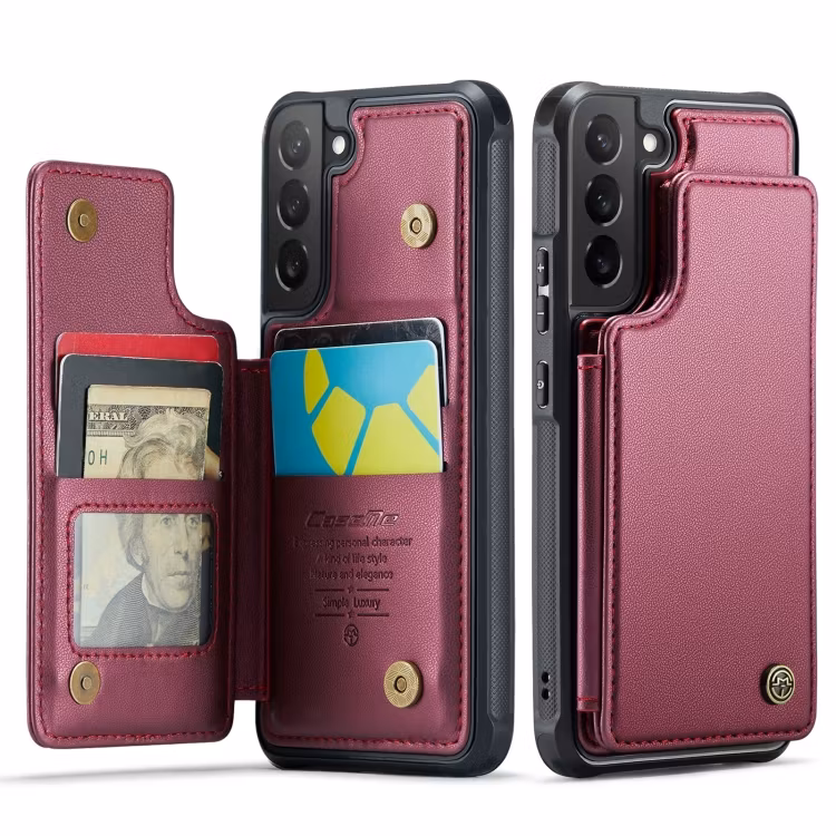 Samsung S21 - Premium Stöttåligt Skal 4-FACK Röd