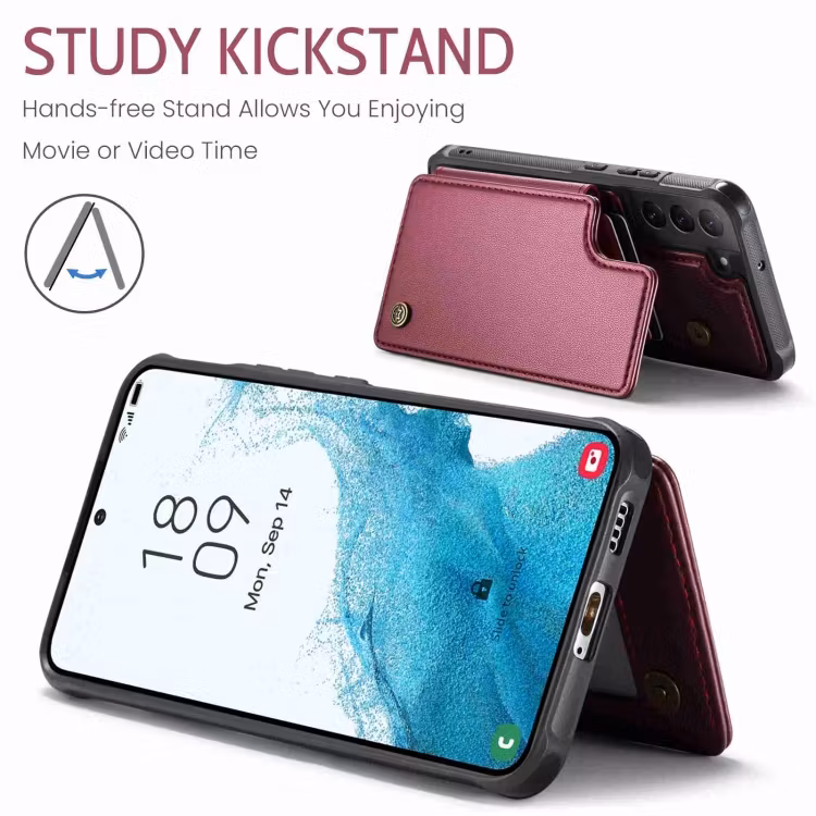 Samsung S21 - Premium Stöttåligt Skal 4-FACK Röd