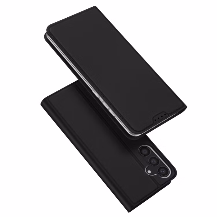 Samsung S24 - DUX DUCIS® Slim Läder Fodral Svart