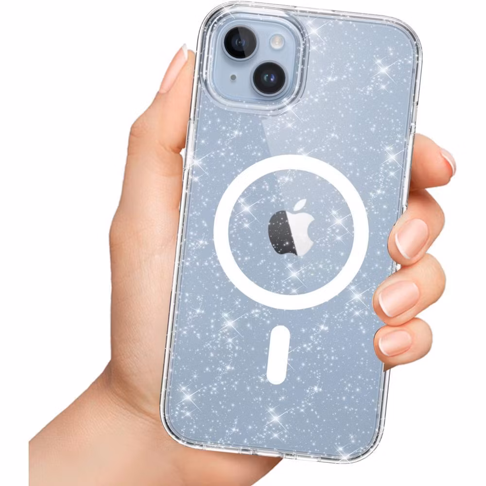 iPhone 13 - Magsafe Skal Transparent Glitter