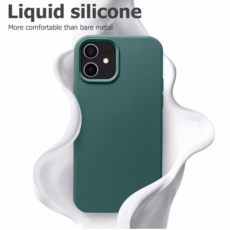 iPhone 11 - Gummibelagt Stöttåligt Silikon Skal Grön