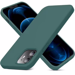 iPhone 11 - Gummibelagt Stöttåligt Silikon Skal Grön