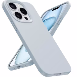 iPhone 11 - Gummibelagt Stöttåligt Silikon Skal Ljusgrå