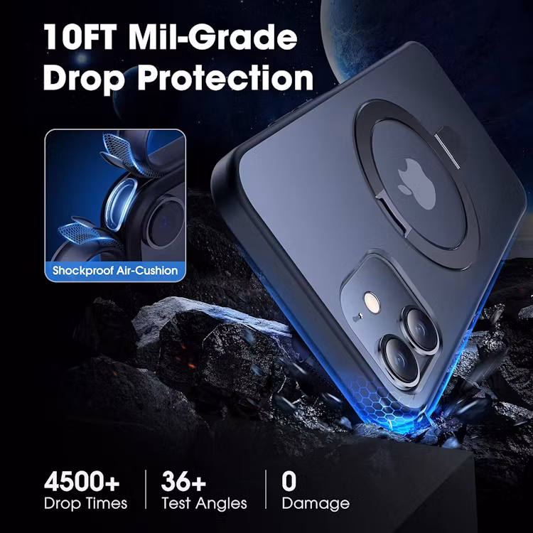 iPhone 11 - Magsafe Skal Kickstand Stöttåligt Matt Svart