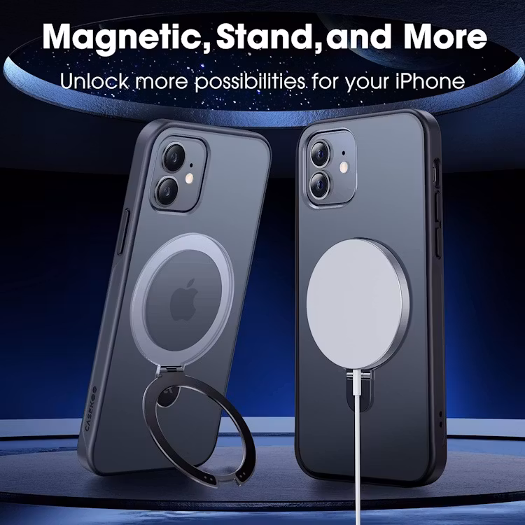iPhone 11 - Magsafe Skal Kickstand Stöttåligt Matt Svart
