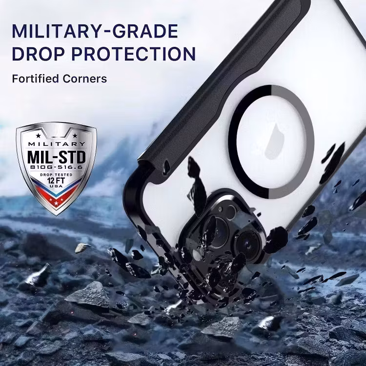 iPhone 12 - MagSafe Fodral RFID Skyddat Svart