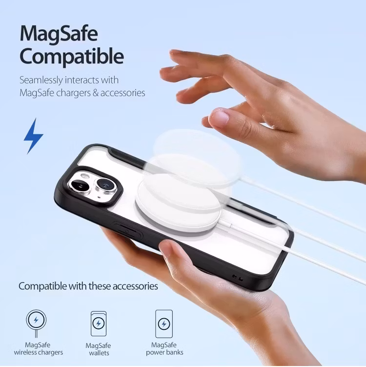 iPhone 14 - MagSafe Fodral RFID Skyddat Svart