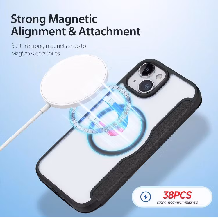 iPhone 14 - MagSafe Fodral RFID Skyddat Svart