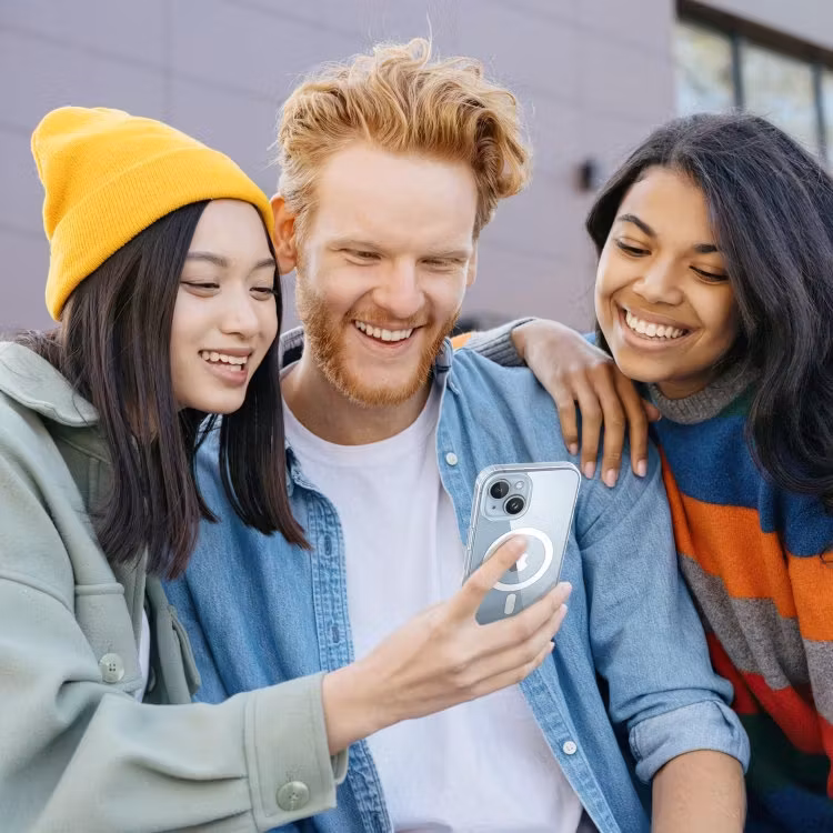 iPhone 15 - Skal MagSafe Stötdämpande Transparent
