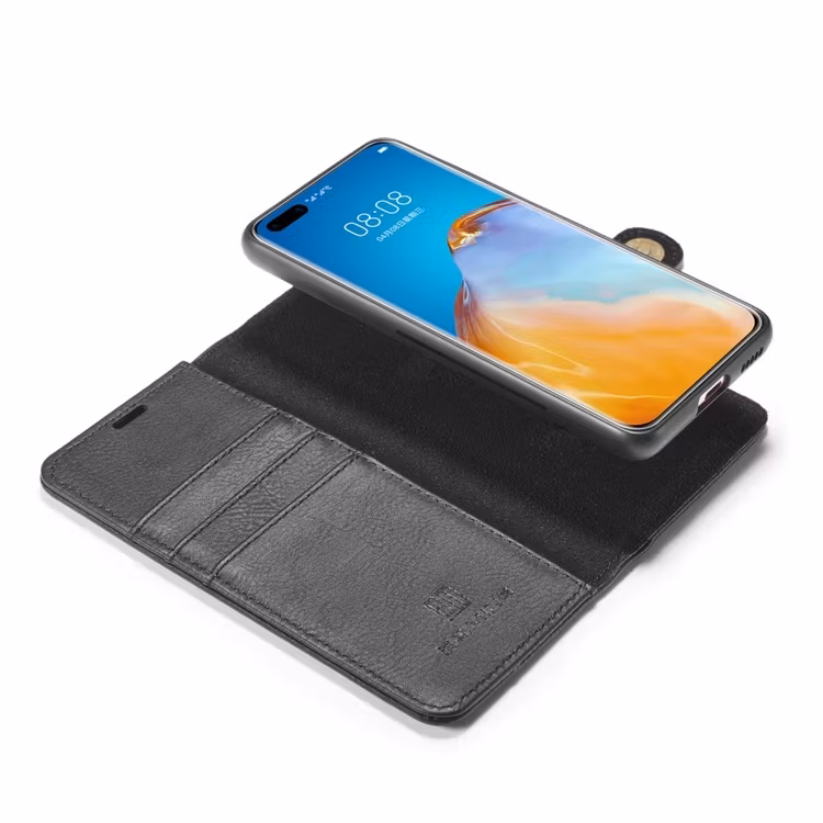 DG.MING Magnet Wallet Huawei P40  Svart