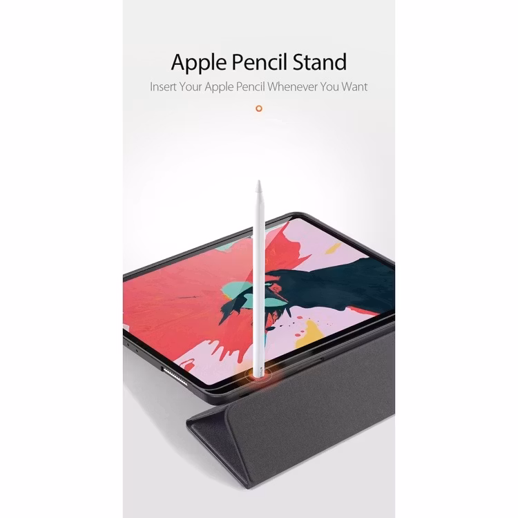 Fodral Tri-fold Stödjer Apple Pen Laddning IPad Pro 11 (2020)  Svart