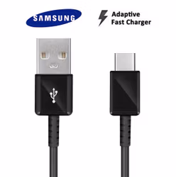 (4)Samsung Original Extra lång 1,2m USB-C Kabel / Laddare Svart