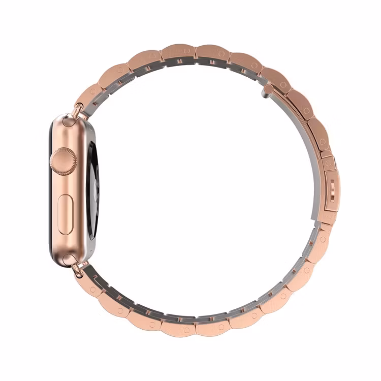 Metallarmband till Apple Watch 42/44 mm Roséguld
