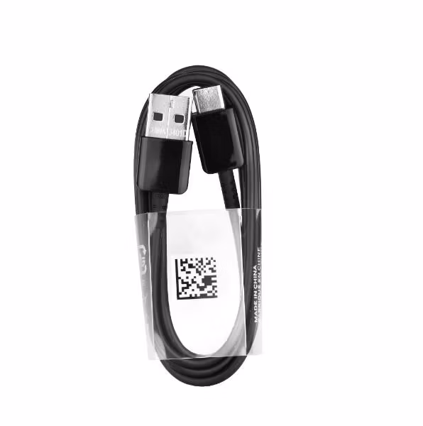 (4)Samsung Original Extra lång 1,2m USB-C Kabel / Laddare Svart