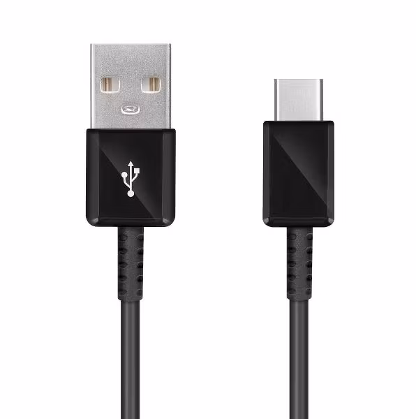 (4)Samsung Original Extra lång 1,2m USB-C Kabel / Laddare Svart