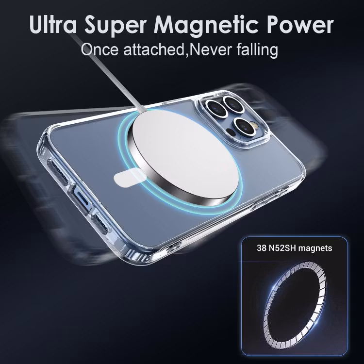 iPhone 15 Pro - Magsafe Stötdämpande Skal Transparent