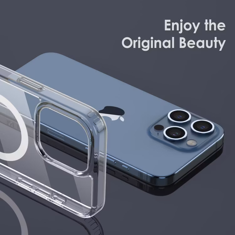 iPhone 15 Pro - Magsafe Stötdämpande Skal Transparent