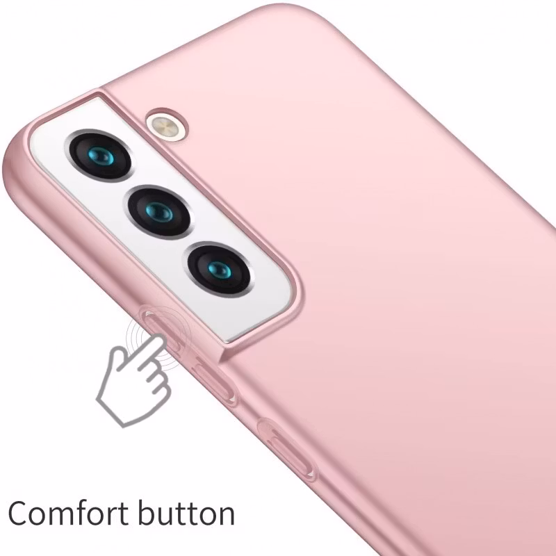 Samsung S23 - Ultratunt Stöttåligt Skal Gummibelagt Nordic® Roséguld