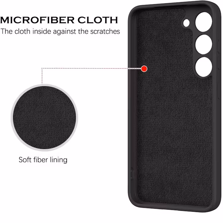 Samsung S24 - Välj Färg Silikonskal Magnetisk Ringhållare