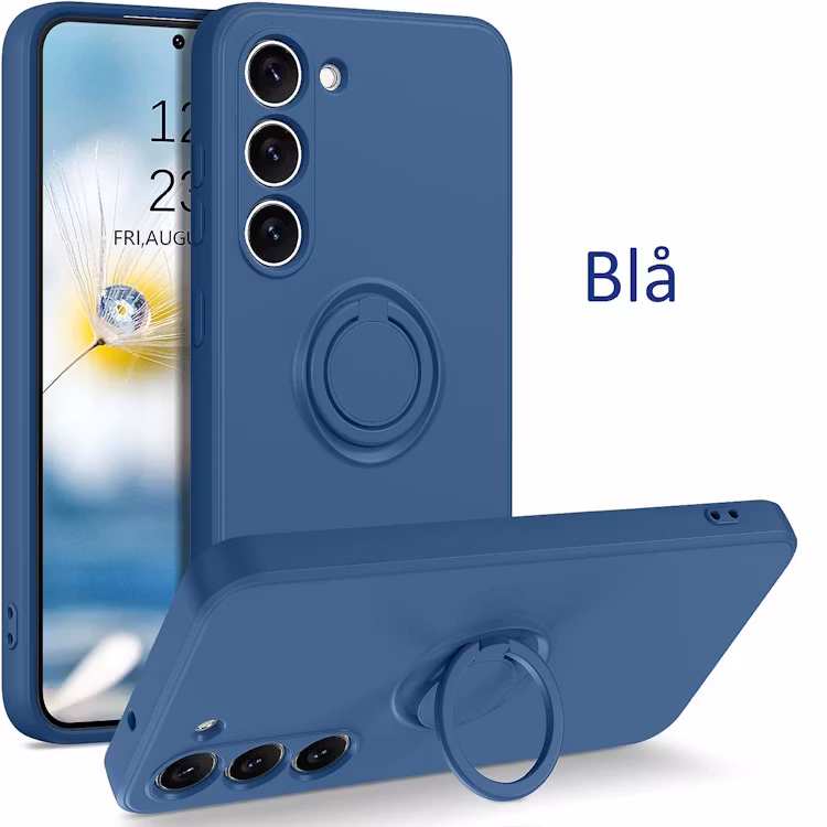 Samsung S22 - Välj Färg Silikonskal Stötdämpande Magnetisk Ring