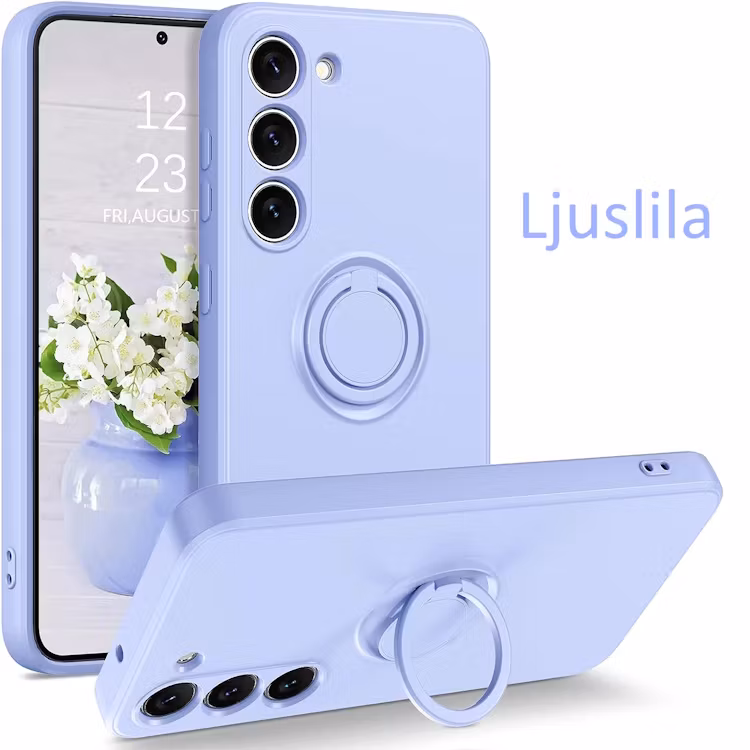 Samsung S22 - Välj Färg Silikonskal Stötdämpande Magnetisk Ring