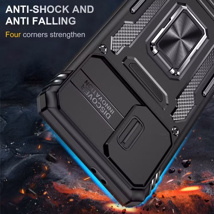 Samsung S23 - Skal CamShield / Kameraskydd Ringhållare Svart