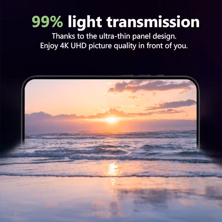 iPhone 16 - (2-Pack) Skärmskydd Premium med Installationsram