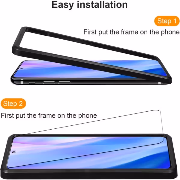 3-Pack Skärmskydd Samsung Galaxy S23 inkl Monteringsram