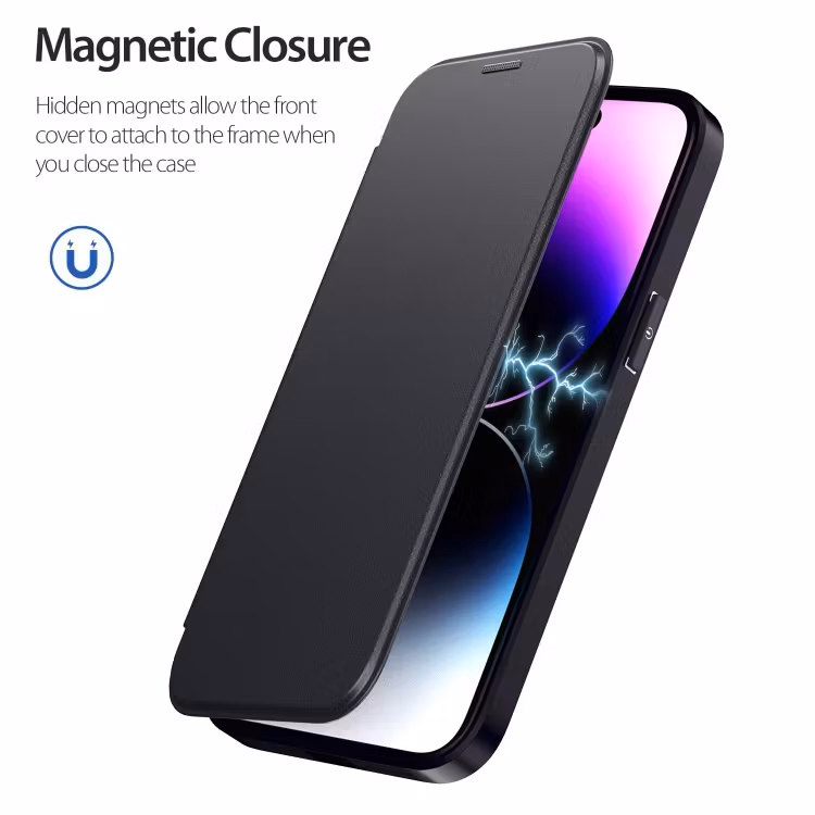 iPhone 16 - MagSafe Fodral RFID Skyddat Svart